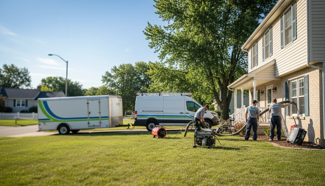 Flooded Basement Restoration And Cleanup With Repair in Cromwell, IA near me